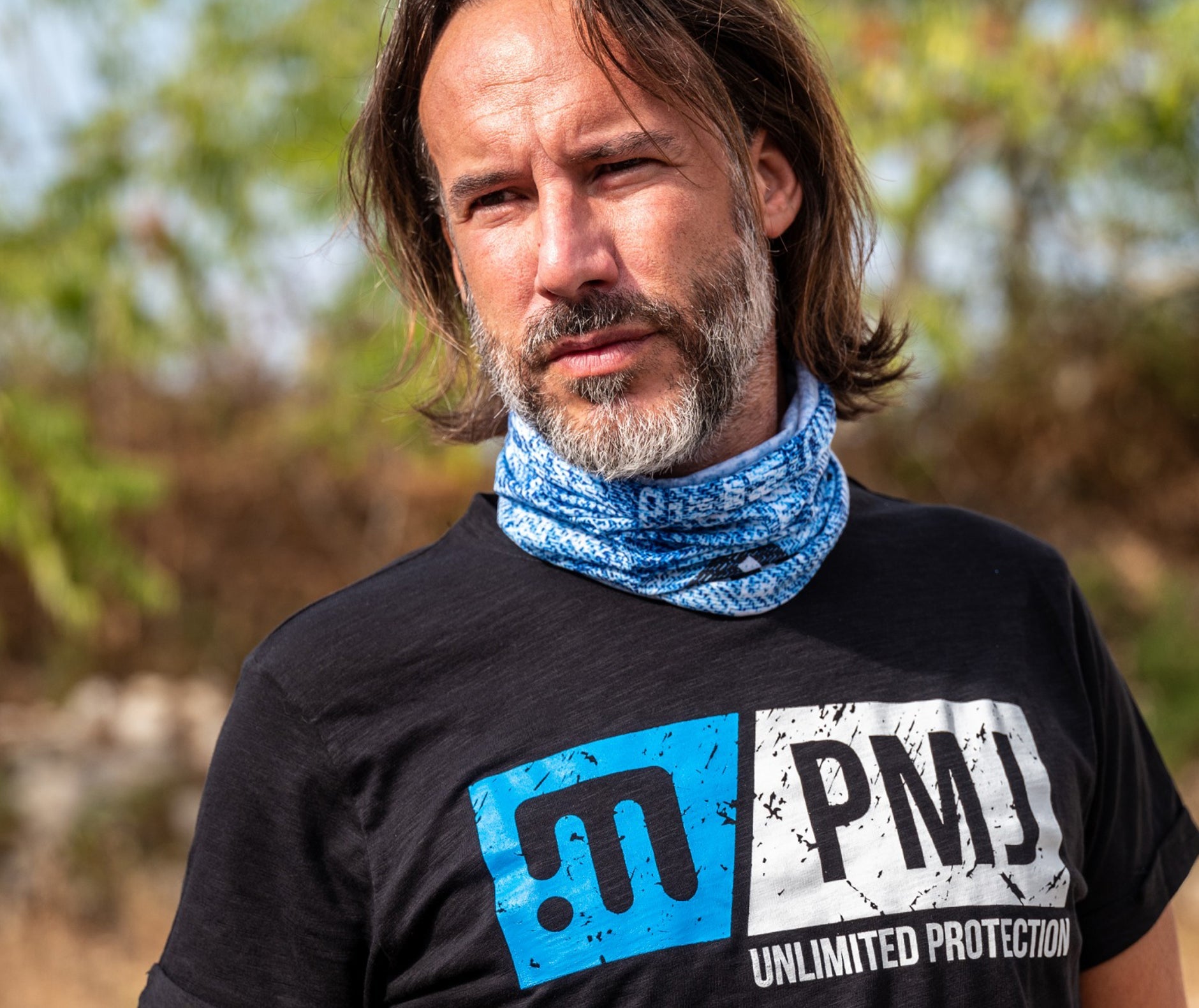 CACHE-COU IMPRIMÉ JEANS